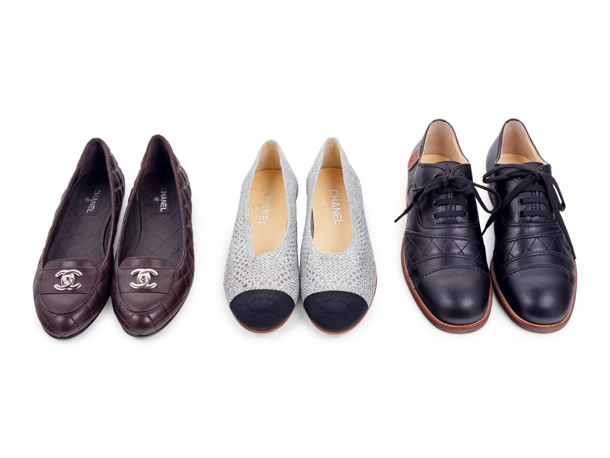 Three Pairs of Chanel Shoes