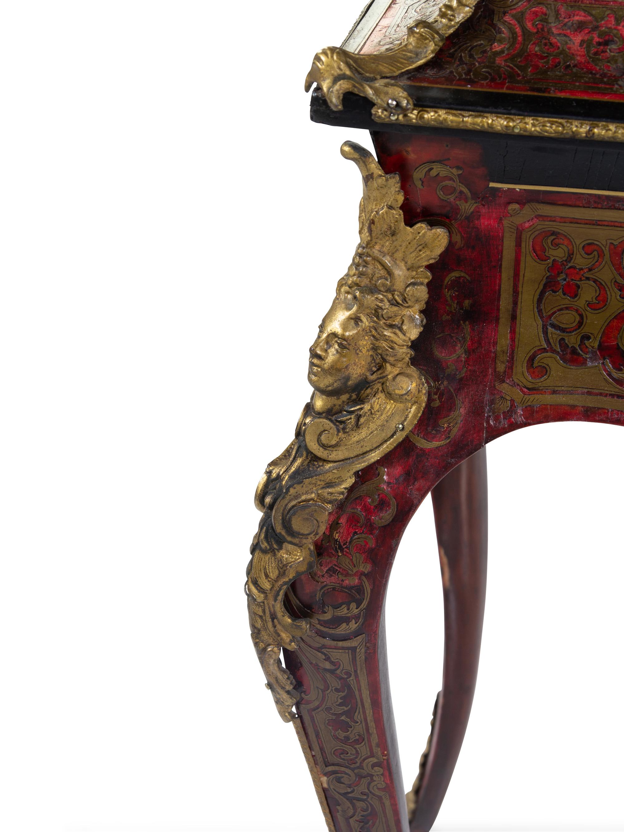A Napoleon III Boulle Marquetry Jardiniere Table