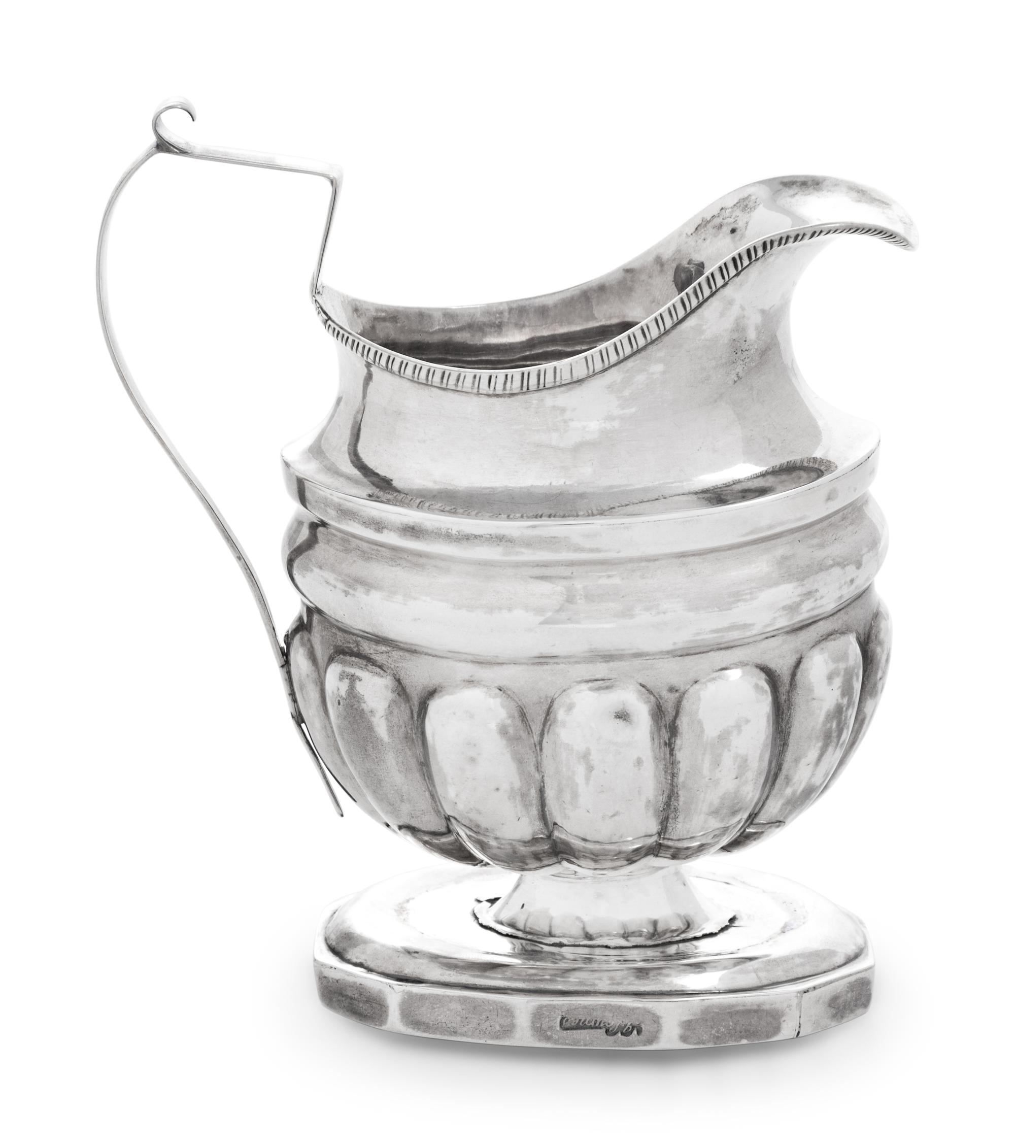 An American Silver Creamer