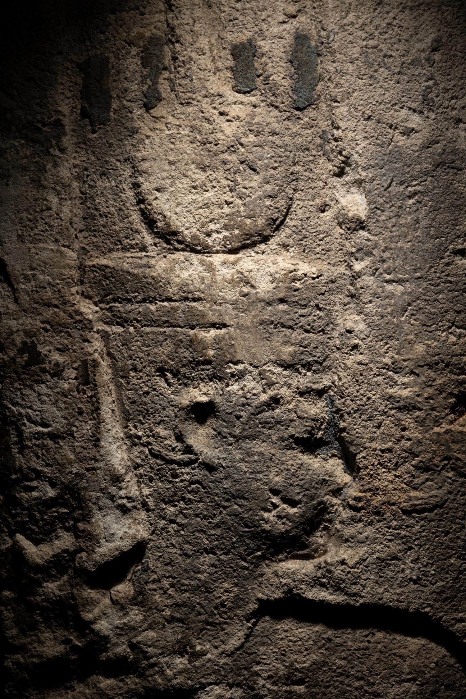 An Egyptian Limestone Relief Fragment with Amun-Re