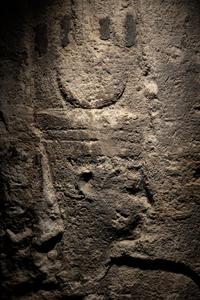 An Egyptian Limestone Relief Fragment with Amun-Re