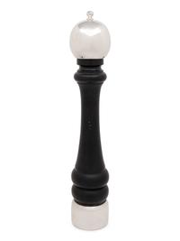 A Large Cartier Silver and Ebonized Wood Pepper Mill