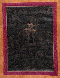 A Tibetan Thangka of Jambhala