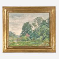 Wilson Henry Irvine (American, 1869-1936) Lush Clearing
