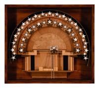 Untitled (Illuminated Theater Stage Shadowbox)