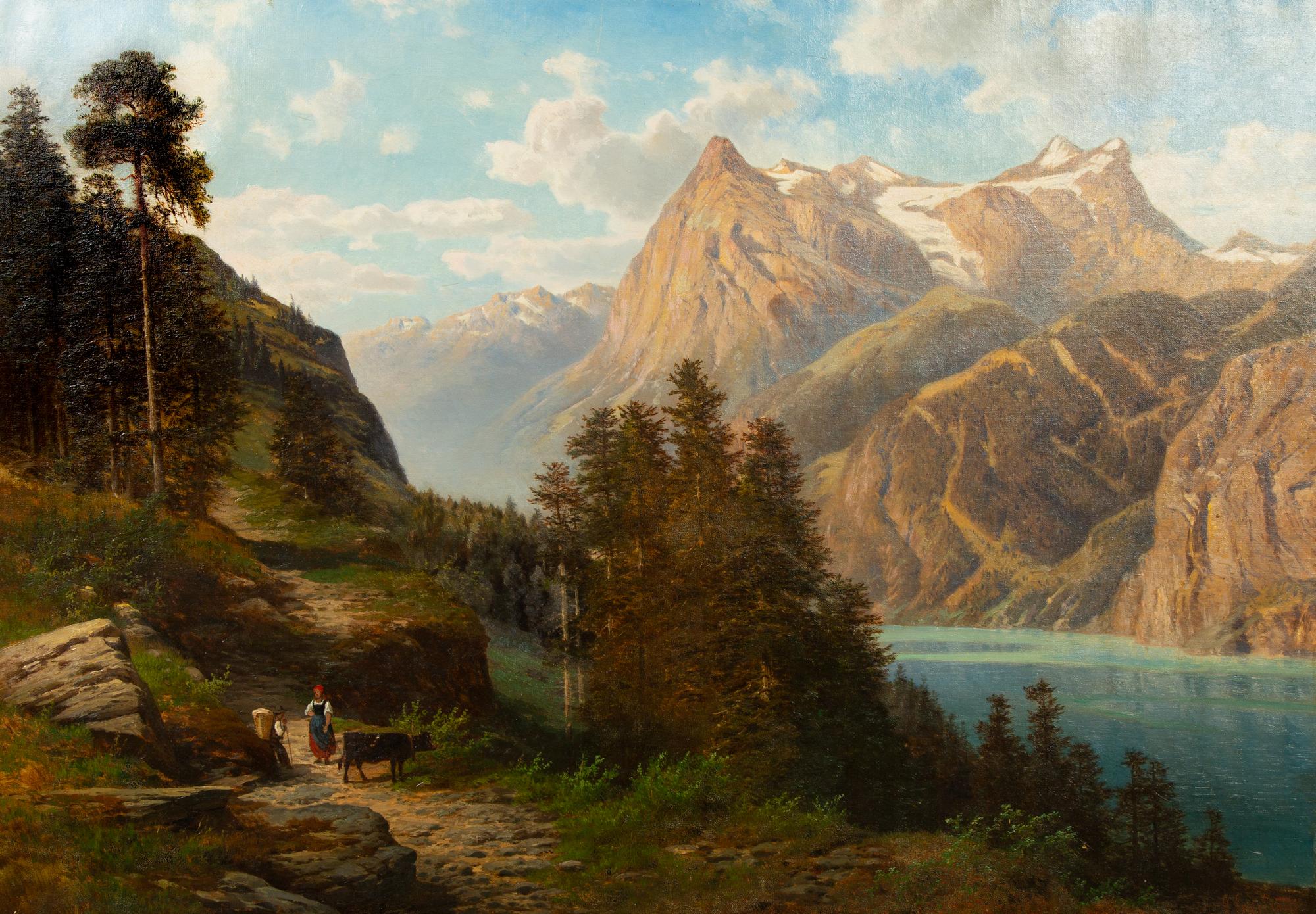 Path Along an Alpine Lake