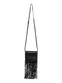 ALAÏA, FRINGED PYTHON FLAP BAG