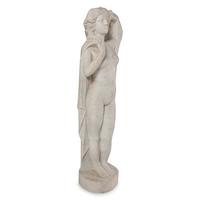 A Carved Marble Figure of a Maiden