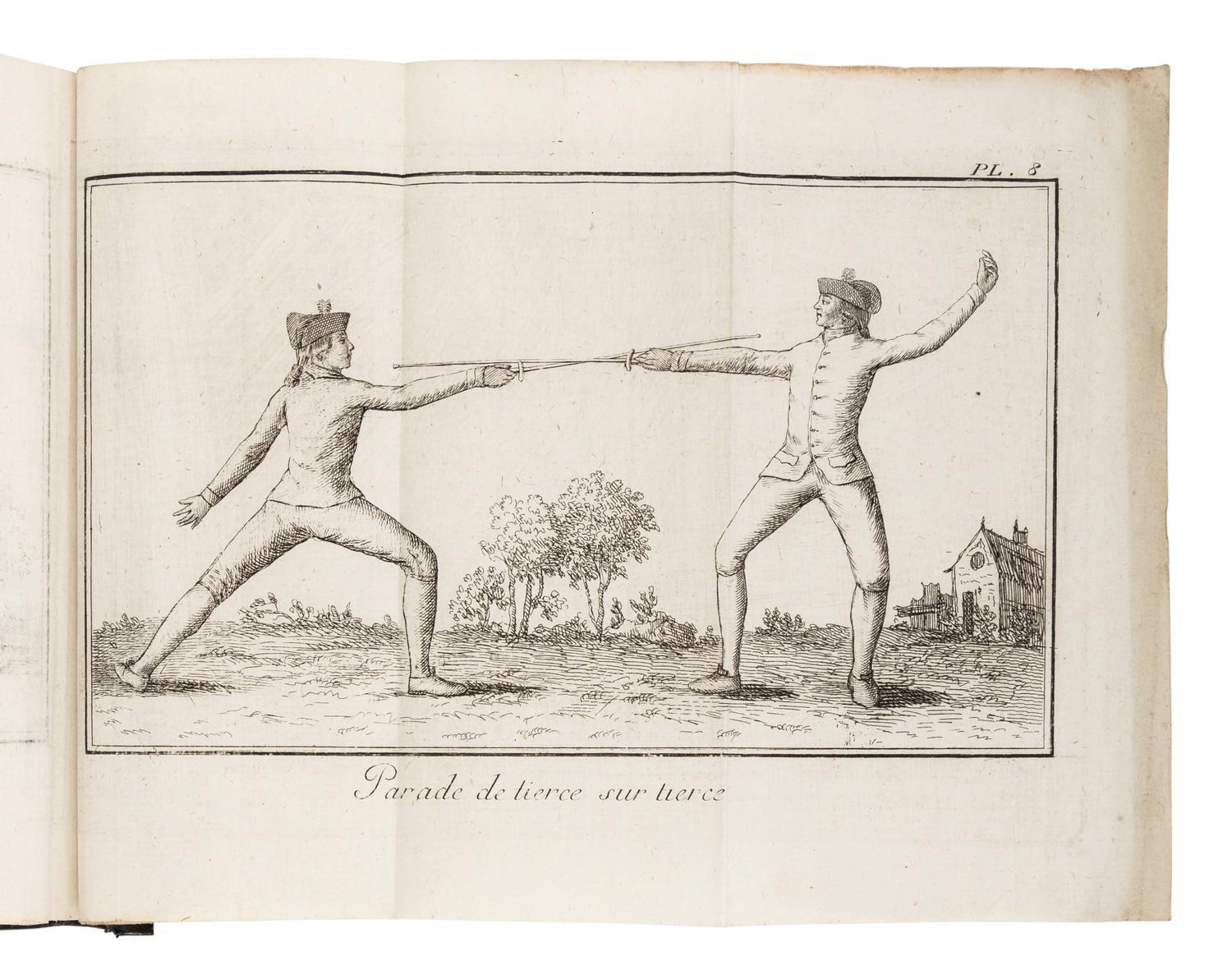 DEMEUSE, Nicolas. Nouveau traite de l'art des armes . Liège: F. J. Desoet, 1778.