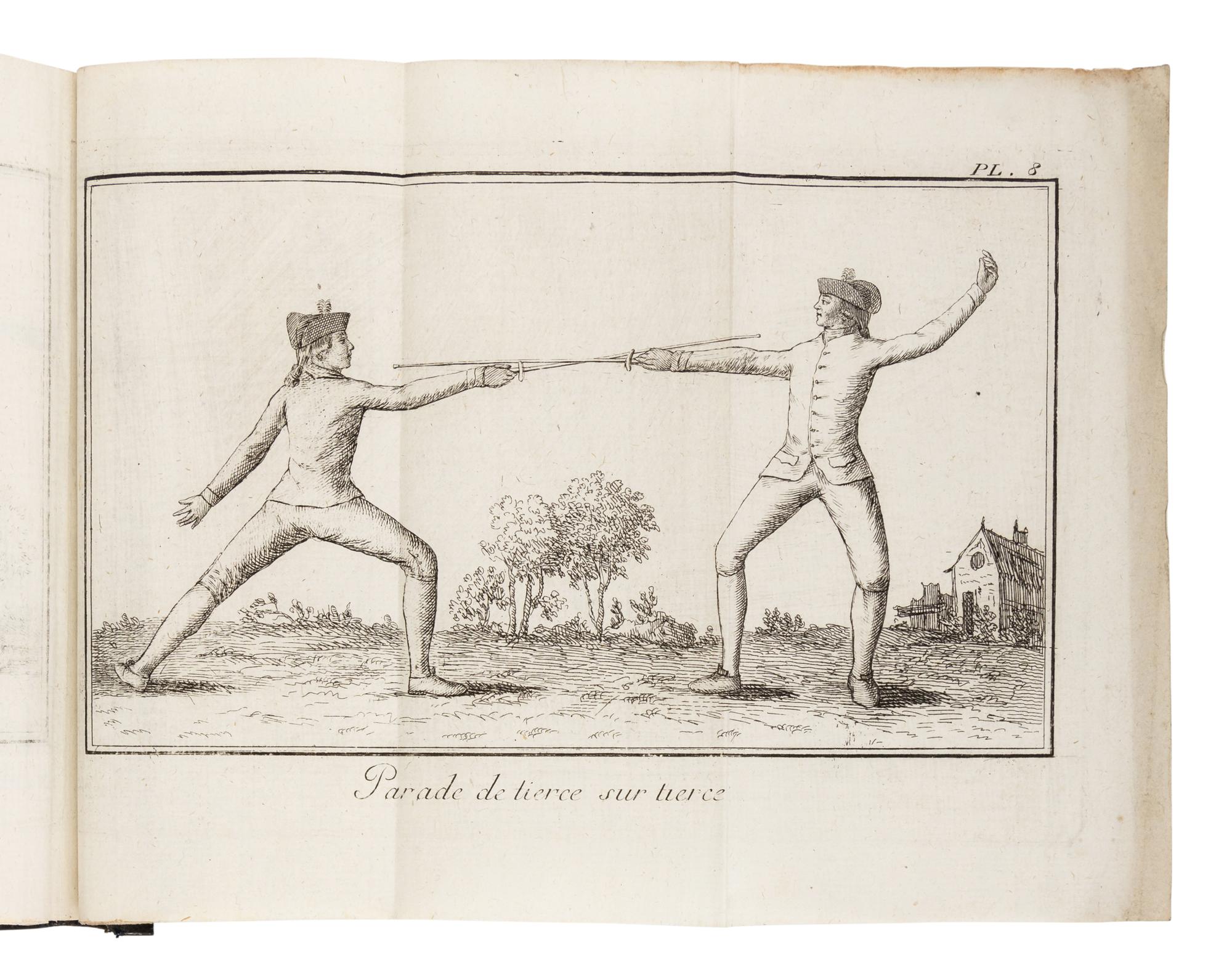 DEMEUSE, Nicolas. Nouveau traite de l'art des armes . Liège: F. J. Desoet, 1778.