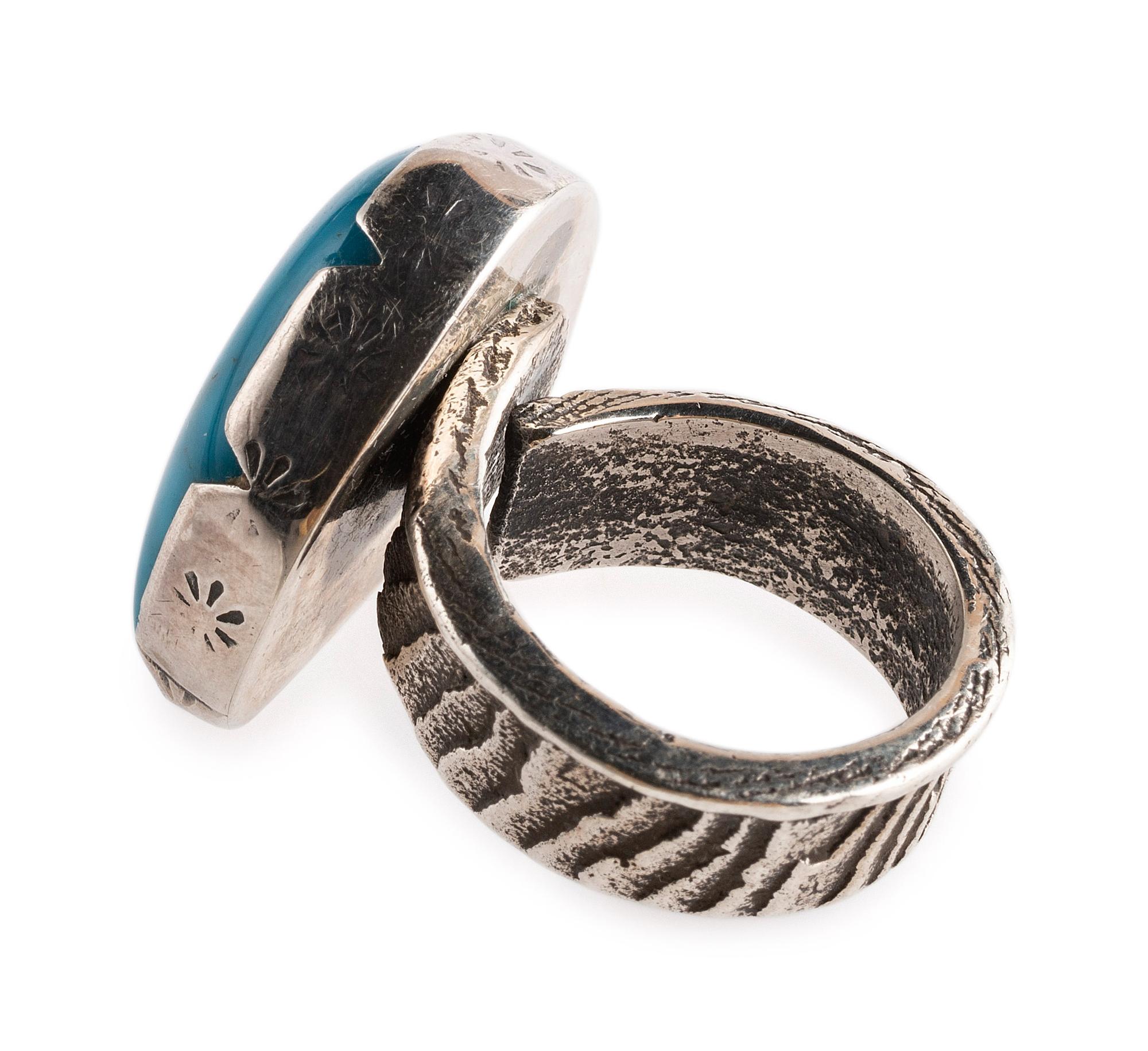 Navajo Silver and Turquoise Rings