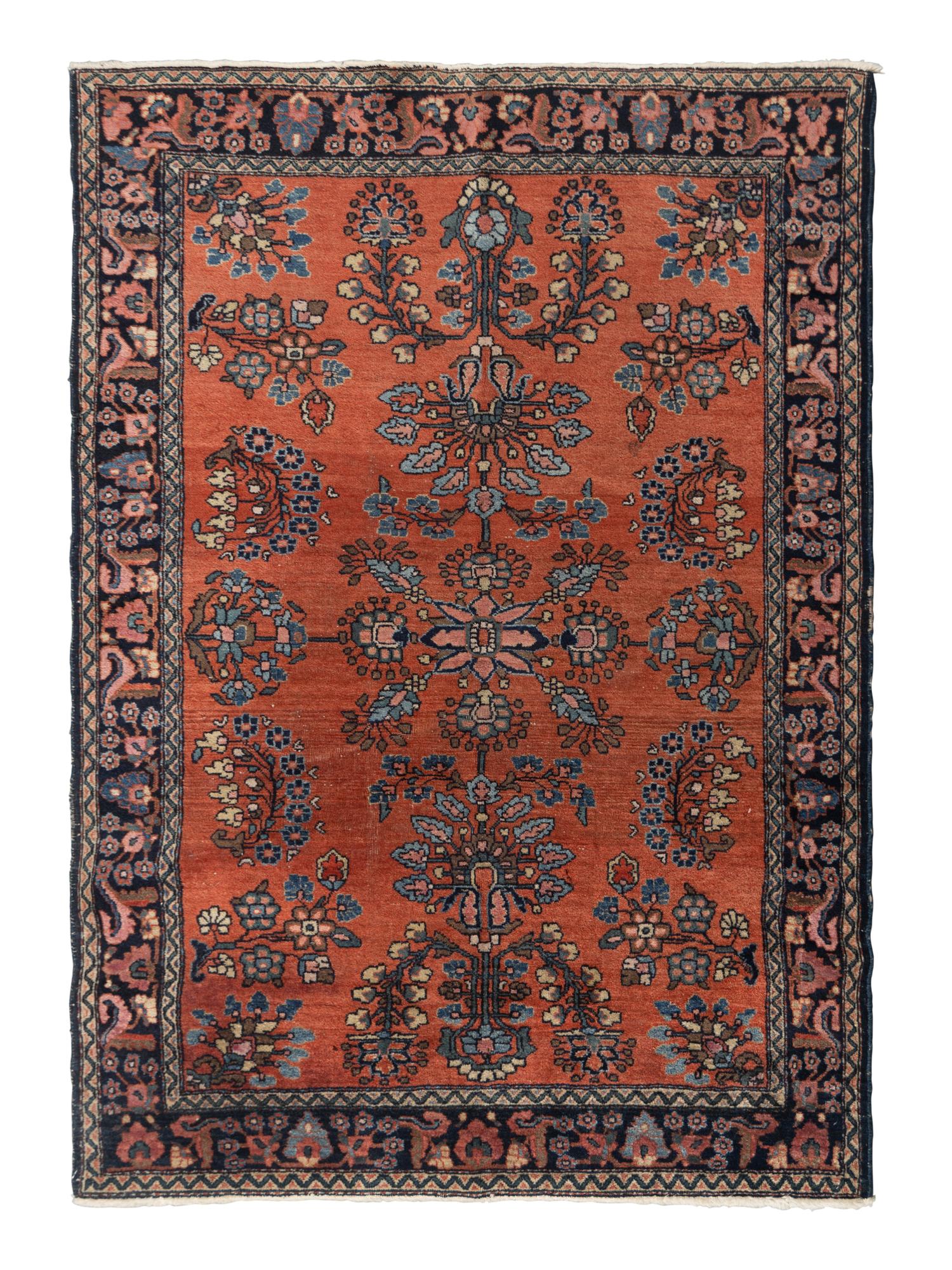 A Mohajaran Sarouk Wool Rug
