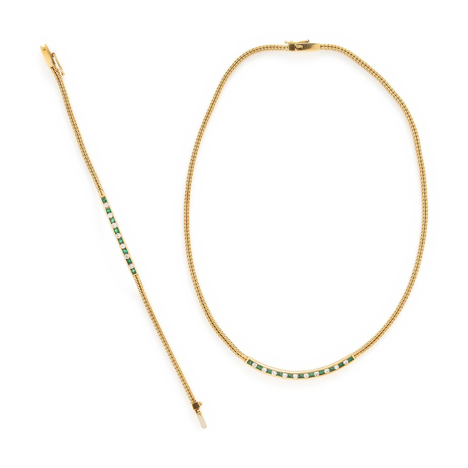 TIFFANY & CO., COLLECTION OF EMERALD AND DIAMOND JEWELRY
