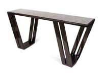 A Contemporary Lacquer Console Table with Tesselated Nacre Top Surface — 21ST CENTURY