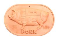 A Brique Ware Plaque Width 12 1/4 inches.