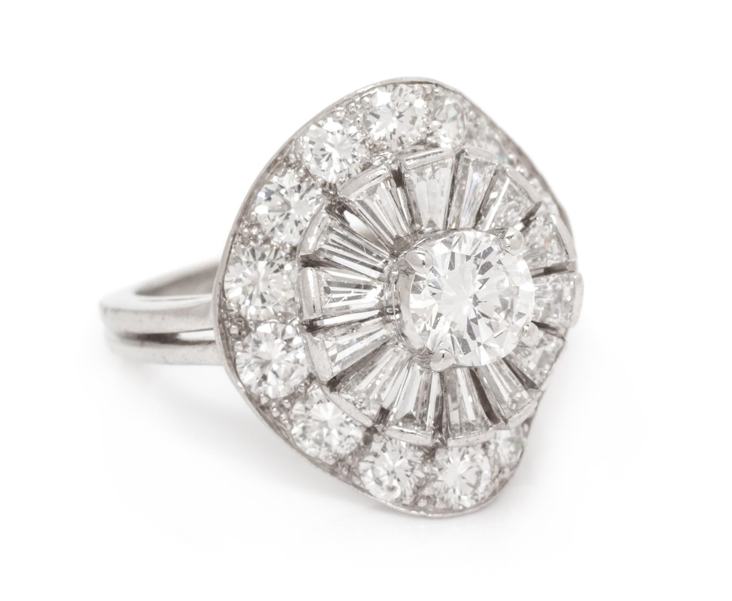 A Platinum and Diamond Ring, Oscar Heyman Brothers, 4.90 dwts.