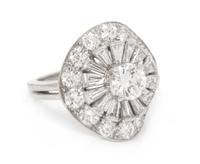 A Platinum and Diamond Ring, Oscar Heyman Brothers, 4.90 dwts.
