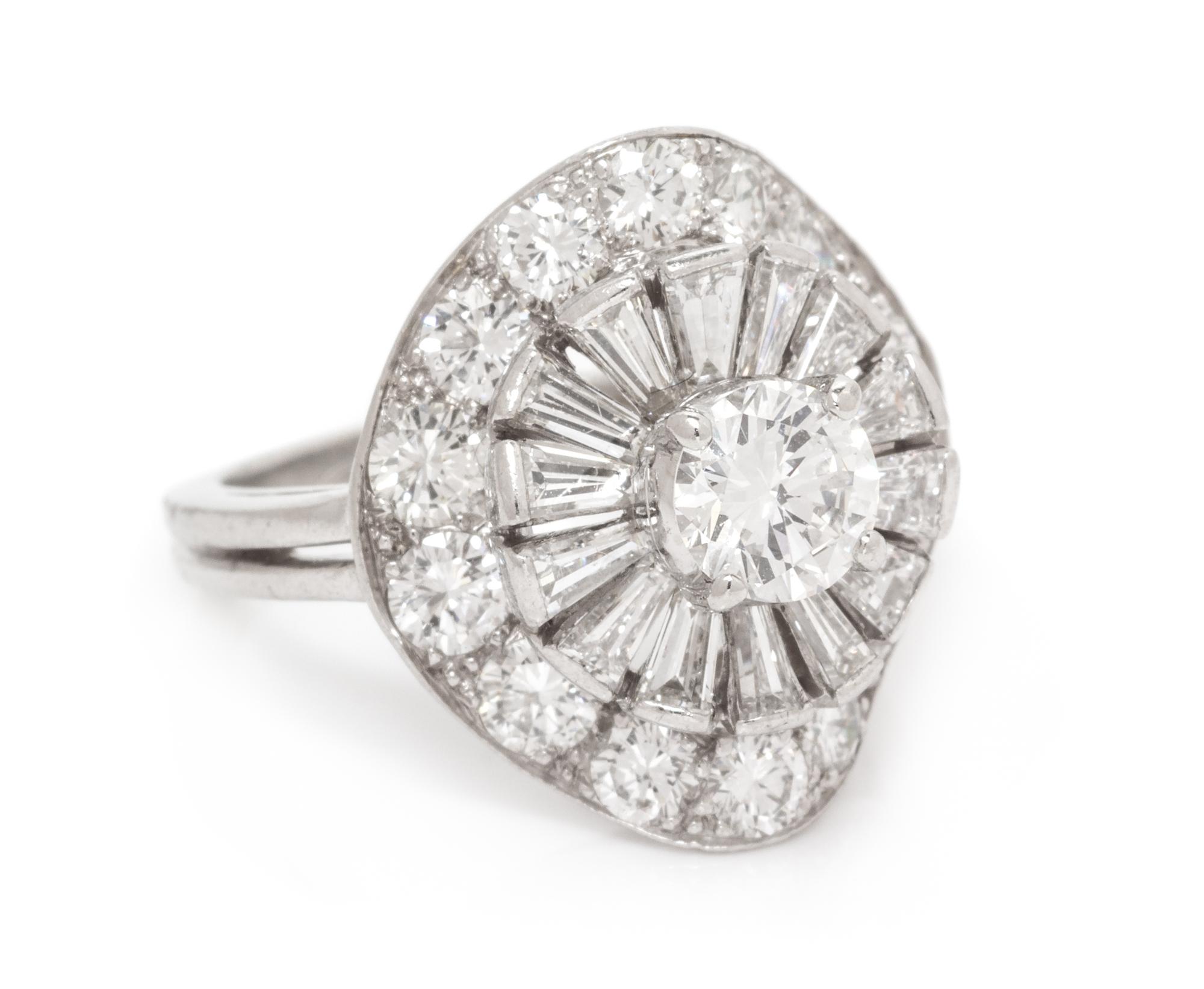 A Platinum and Diamond Ring, Oscar Heyman Brothers, 4.90 dwts.