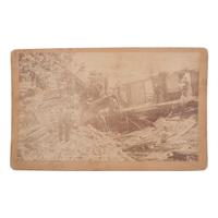 [EARLY PHOTOGRAPHY] -- [RAILROADS]. A group of stereoviews, albumen photographs, and other photographs related to railroads, comprising: