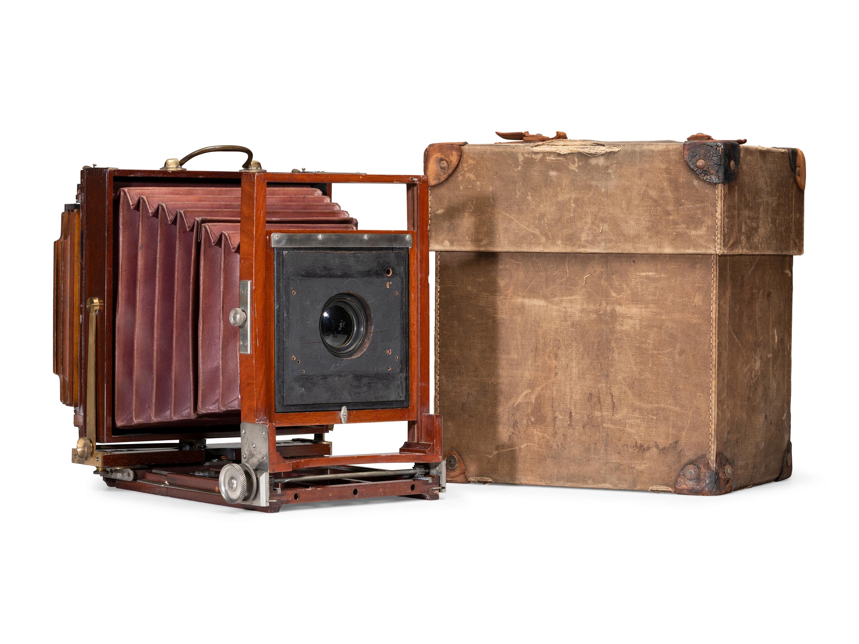 [EARLY PHOTOGRAPHY]. A group of 2 reversible back cameras produced by the Blair Camera Co., Boston, MA, ca 1888-1889.