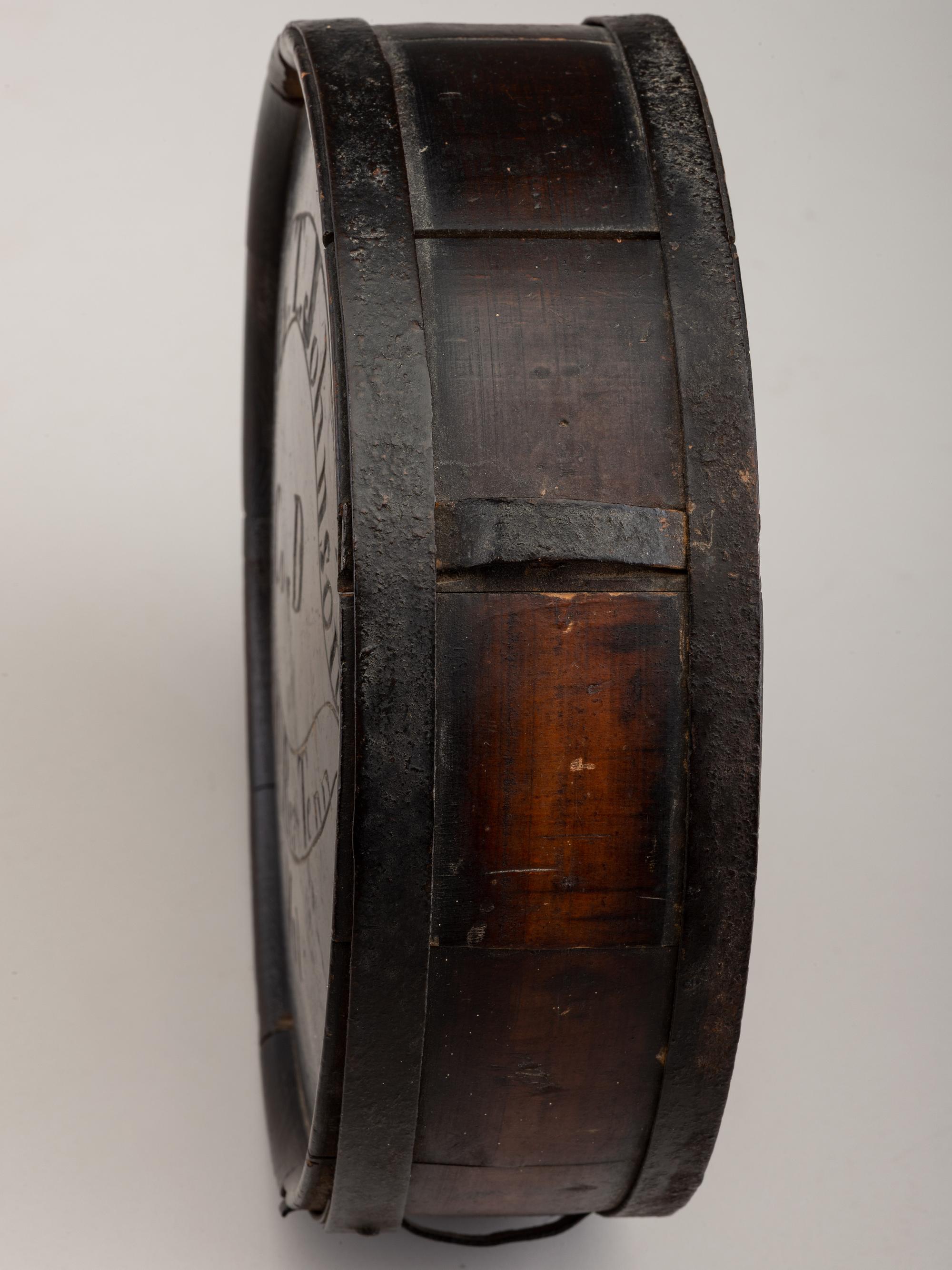 [CIVIL WAR]. Confederate canteen identified to James T. Johnson, Co. D, 11th Tennessee Infantry Regiment and previously owned by Private John F. Wichterman, Co. G, 49th Ohio Infantry Regiment.