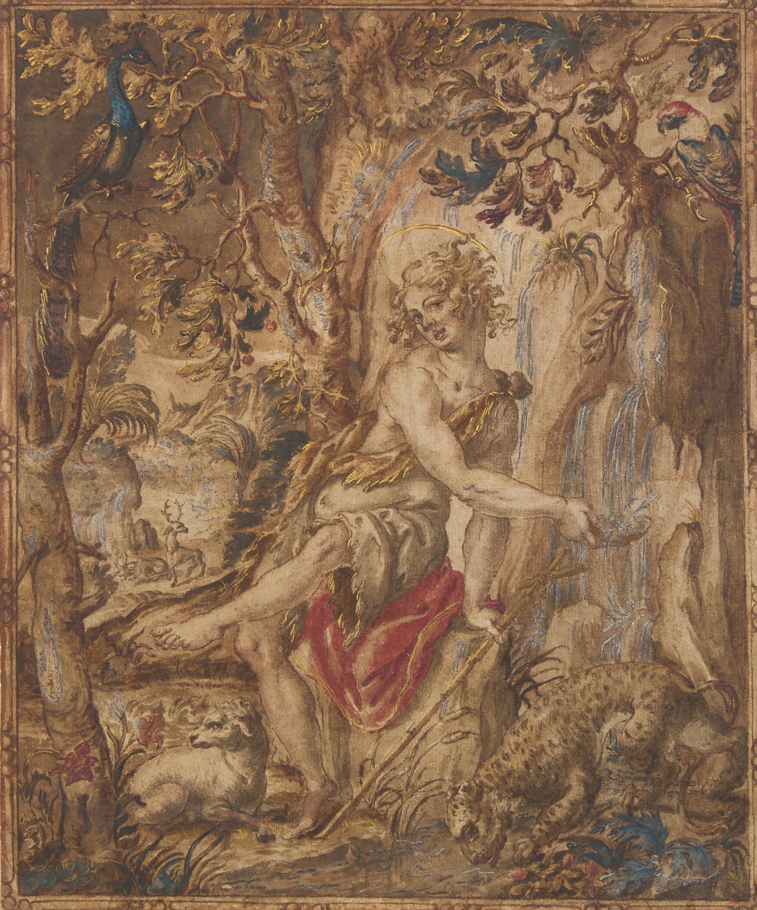Design for a Tapestry: The Young Saint John the Baptist in the Wilderness