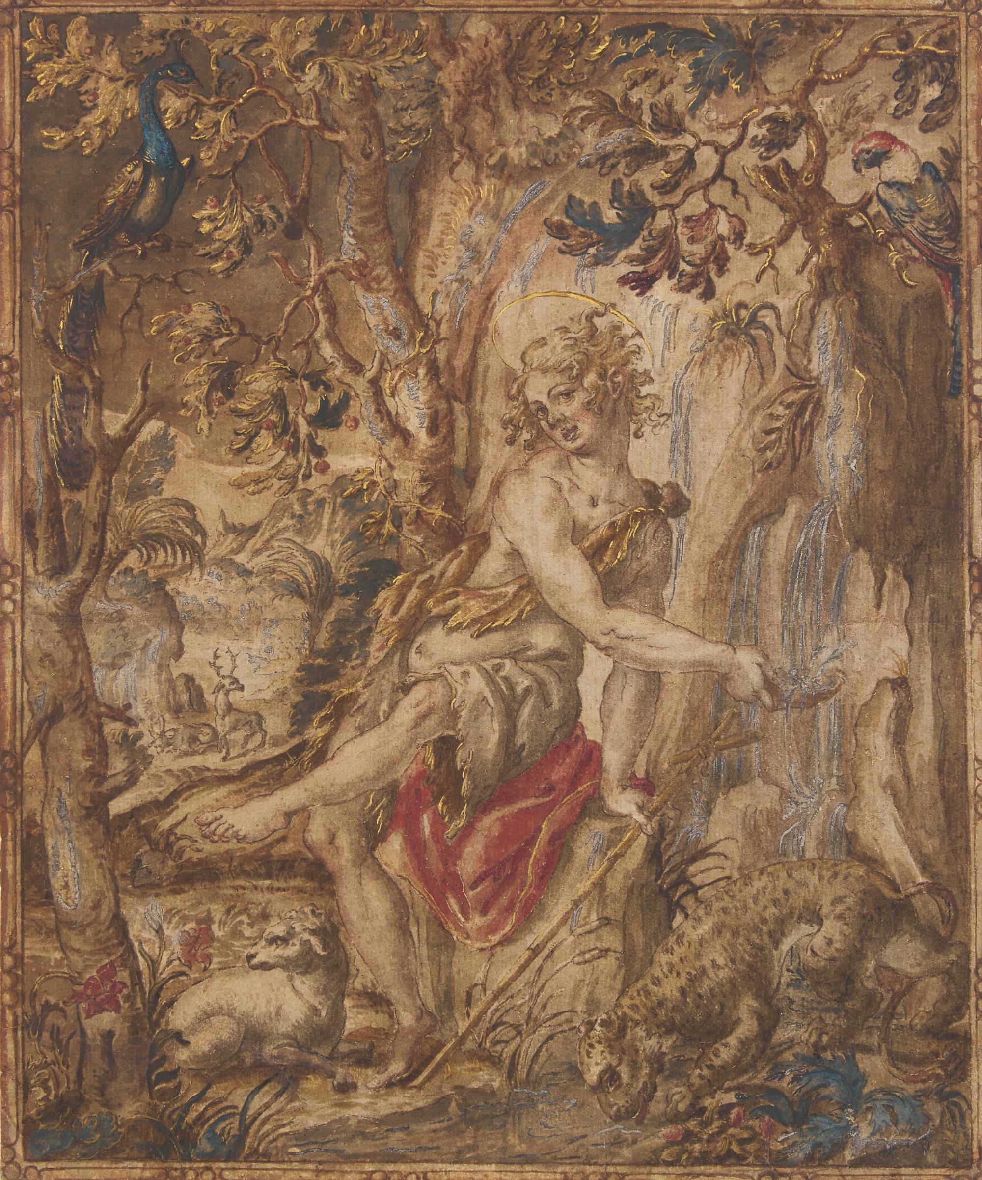 Design for a Tapestry: The Young Saint John the Baptist in the Wilderness