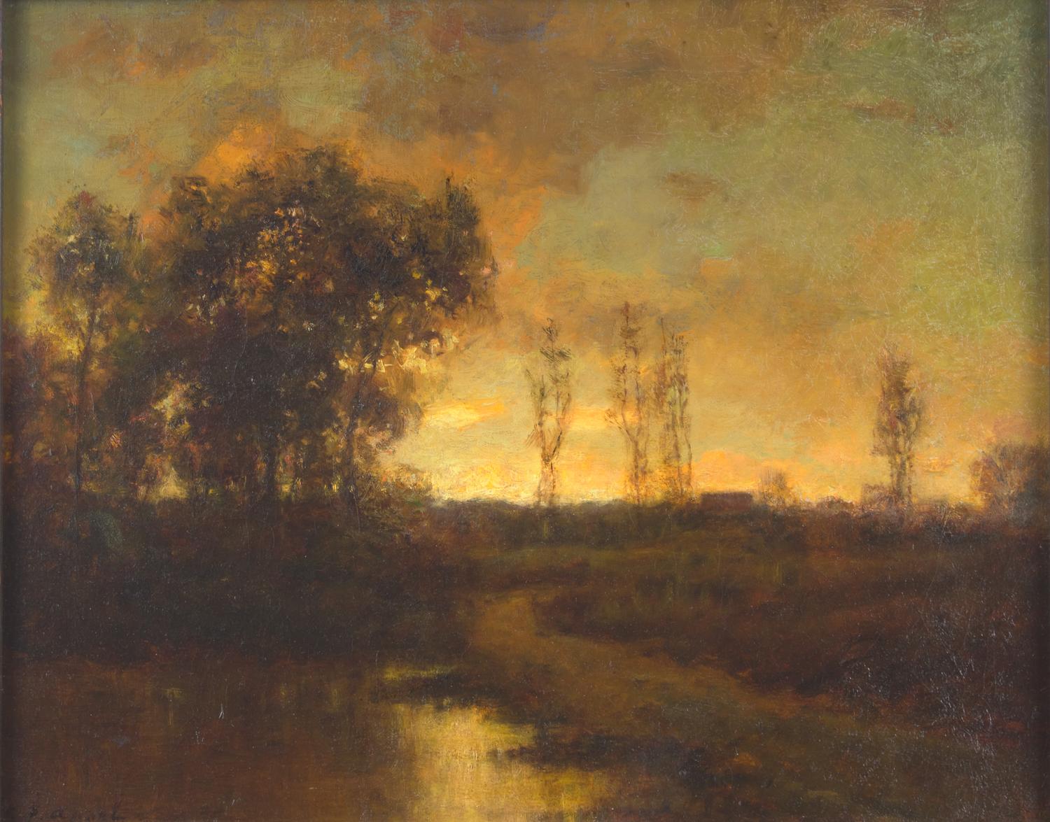 Stream at Sunset