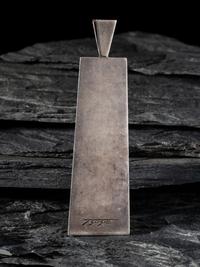 Silver and Mosaic Inlay Pendant