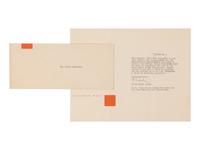 WRIGHT, Frank Lloyd (1869-1959). Three typed letters signed with a few hand-corrections ("Frank"), to Fowler McCormick, William Benton, and H. C. Price.
