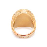 KIESELSTEIN-CORD, YELLOW GOLD AND HARDSTONE INTAGLIO RING