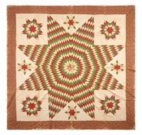 A Pieced Star of Bethlehem Quilt