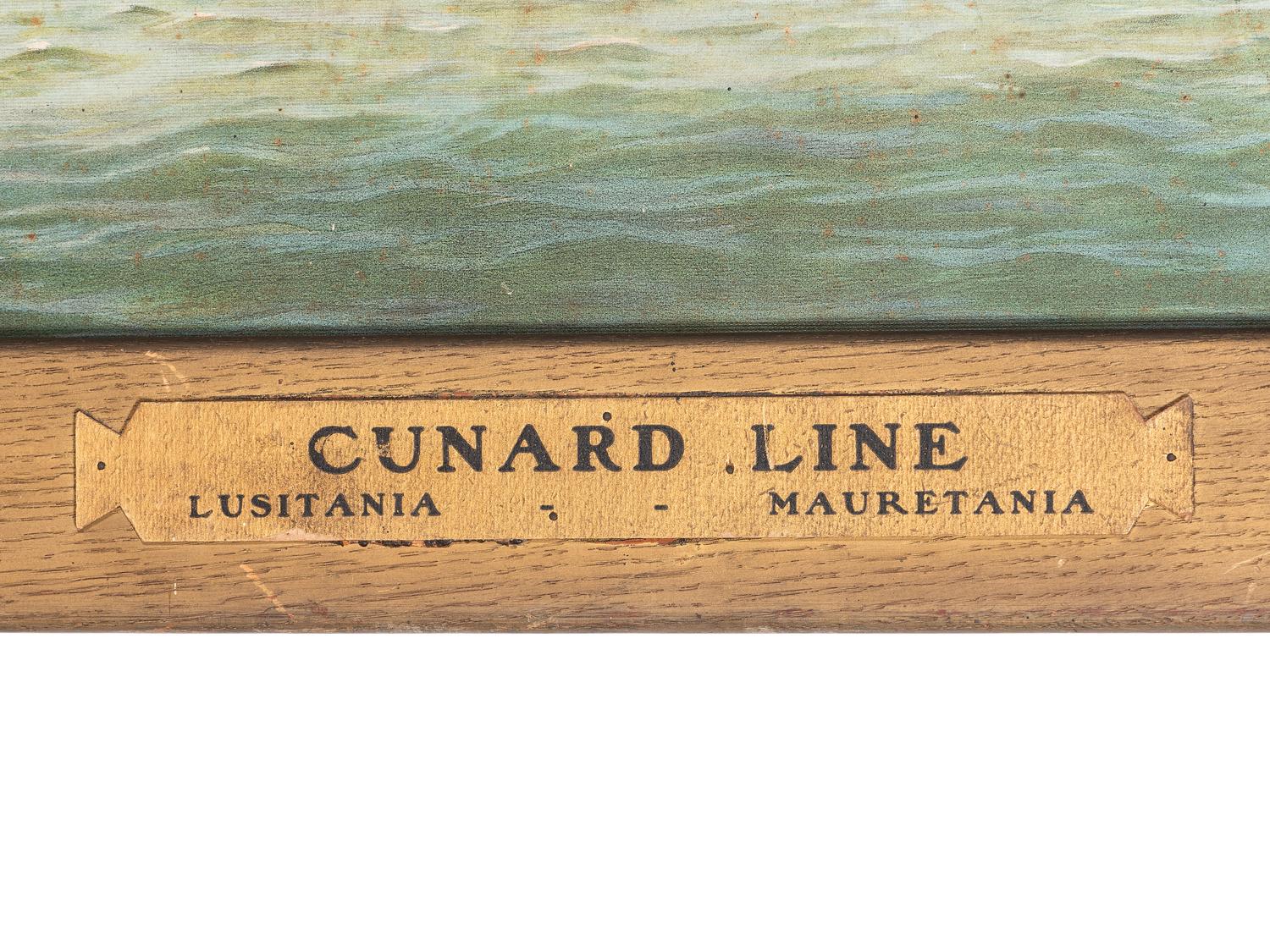 Two Ship Line Advertisement Lithographs