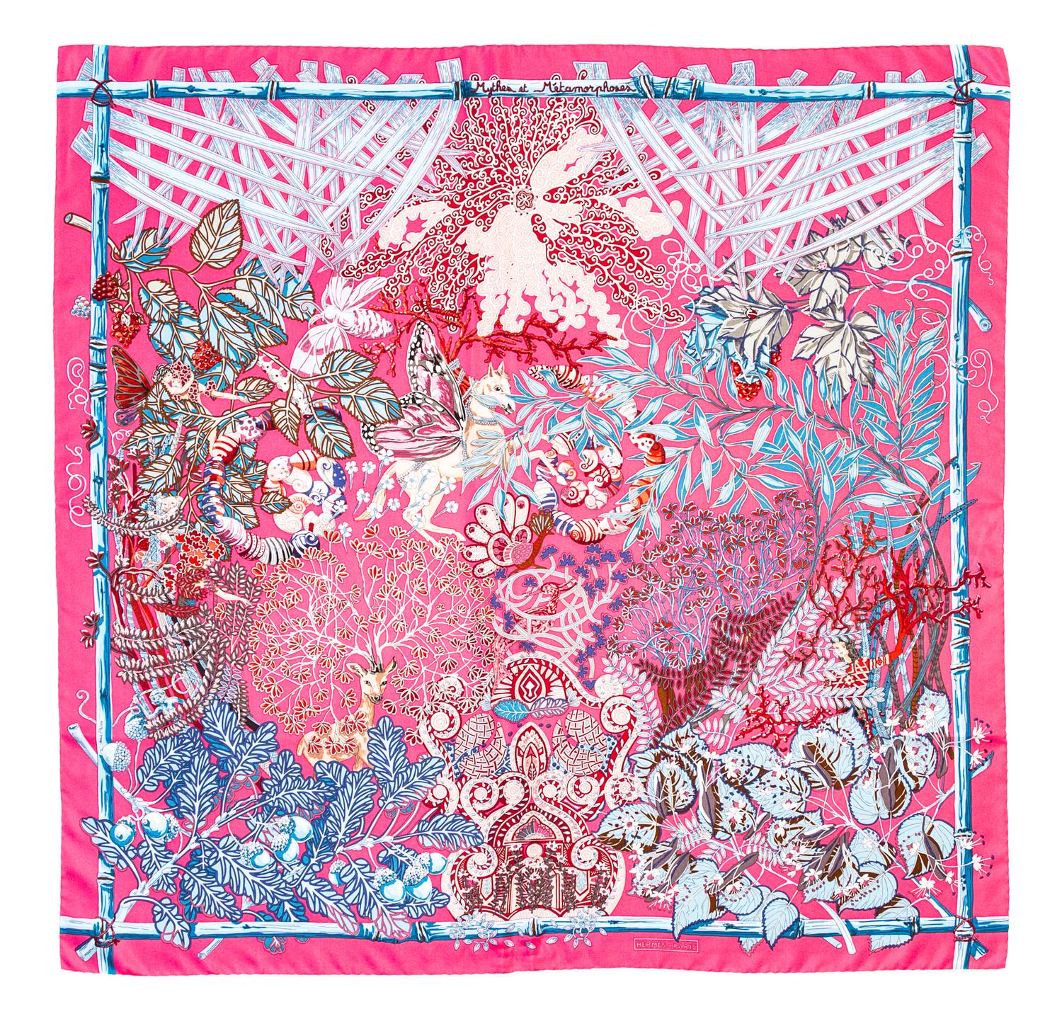 An Hermes 90cm Silk Scarf, 36" x 36".