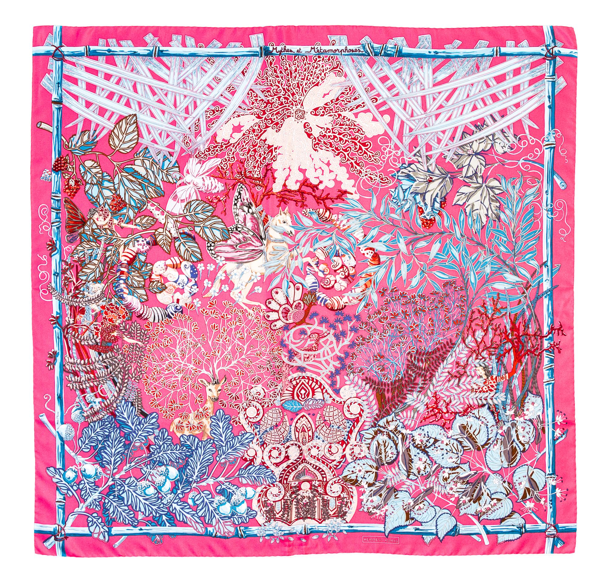 An Hermes 90cm Silk Scarf, 36" x 36".