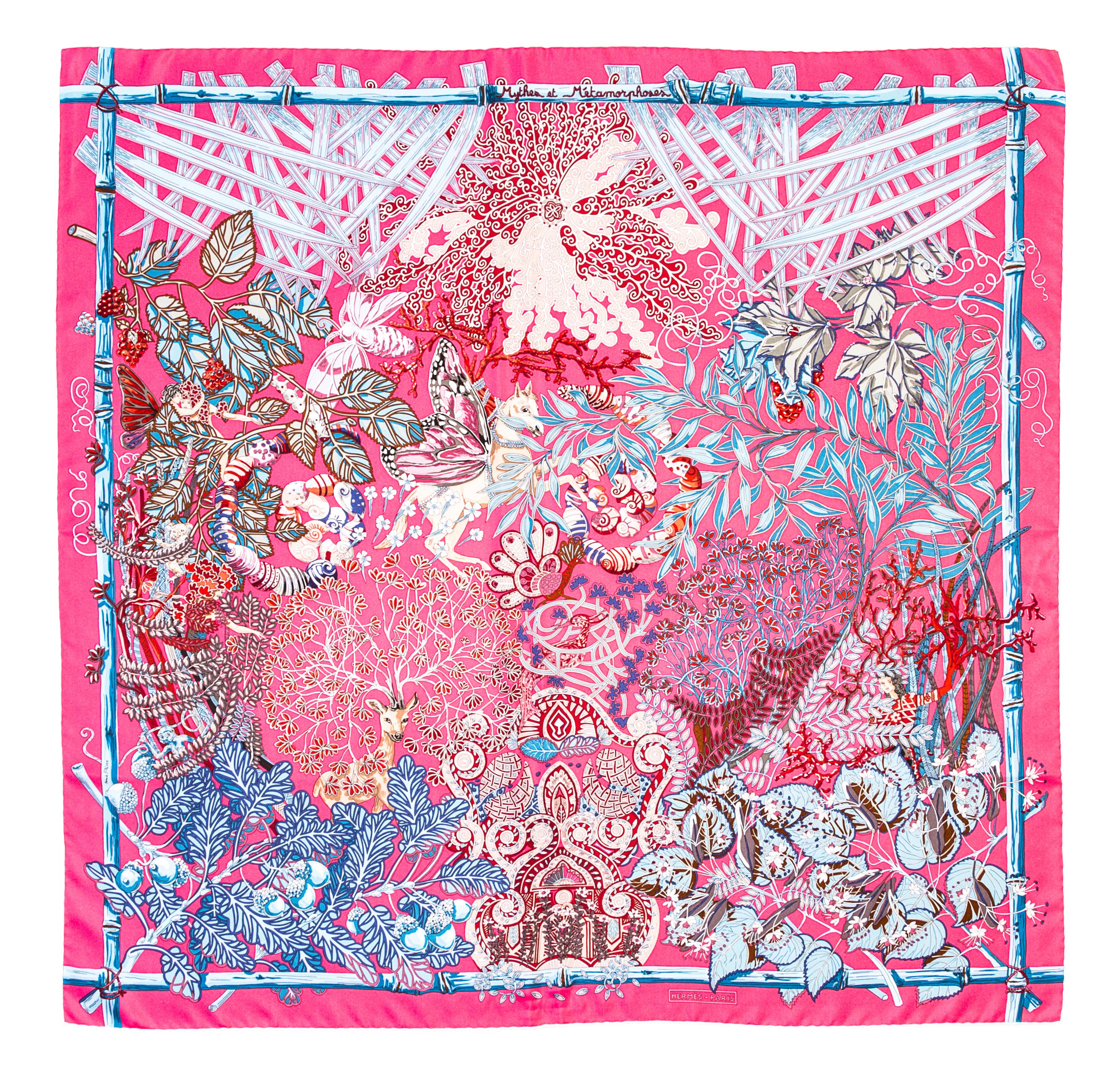 An Hermes 90cm Silk Scarf, 36" x 36".