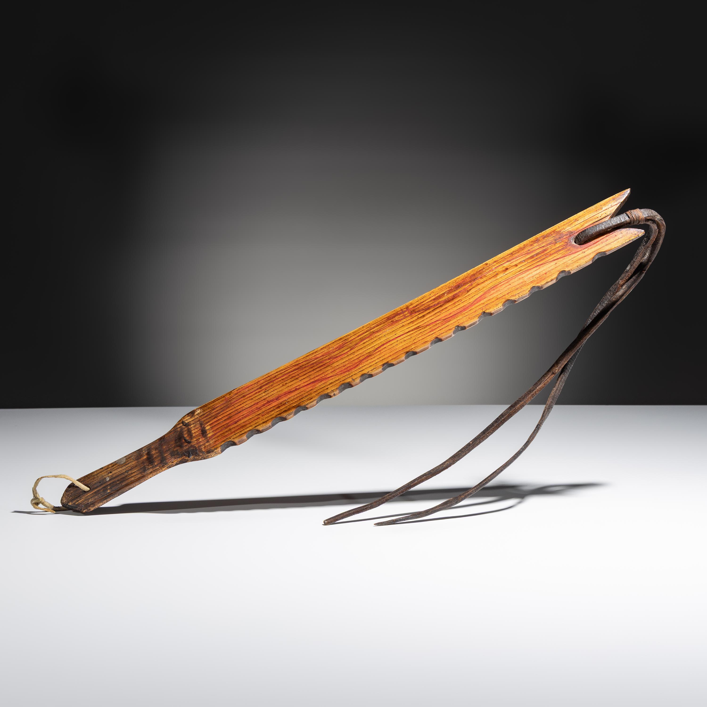 Northern Plains Decorated Wood Quirt