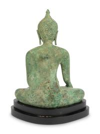 A Thai Bronze Figure of Buddha
