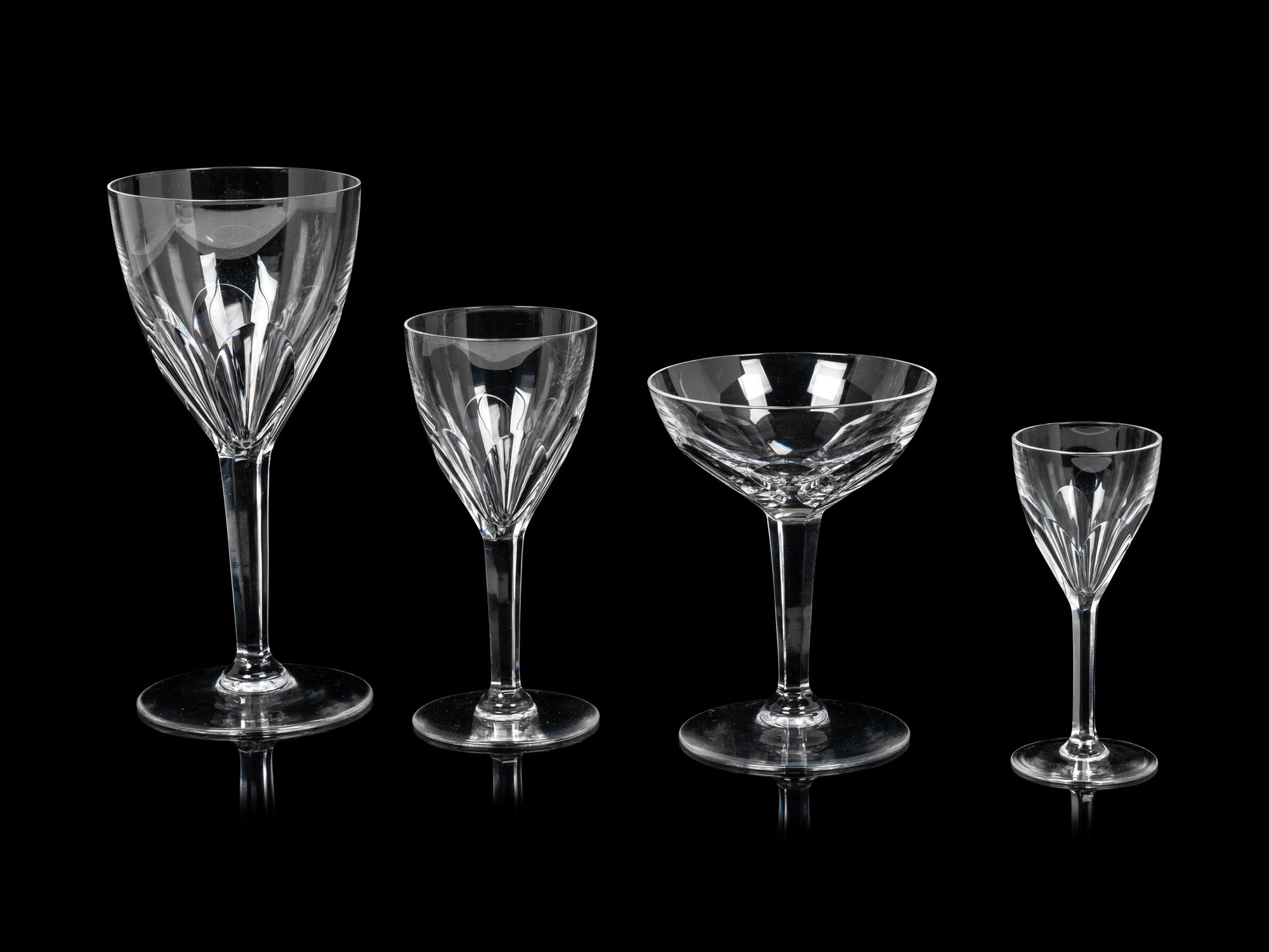 A Val St. Lambert Gevaert Partial Stemware Service