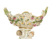 A Meissen Porcelain Figural Centerpiece — 19th Century