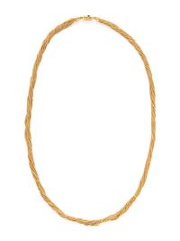 YELLOW GOLD MULTISTRAND NECKLACE