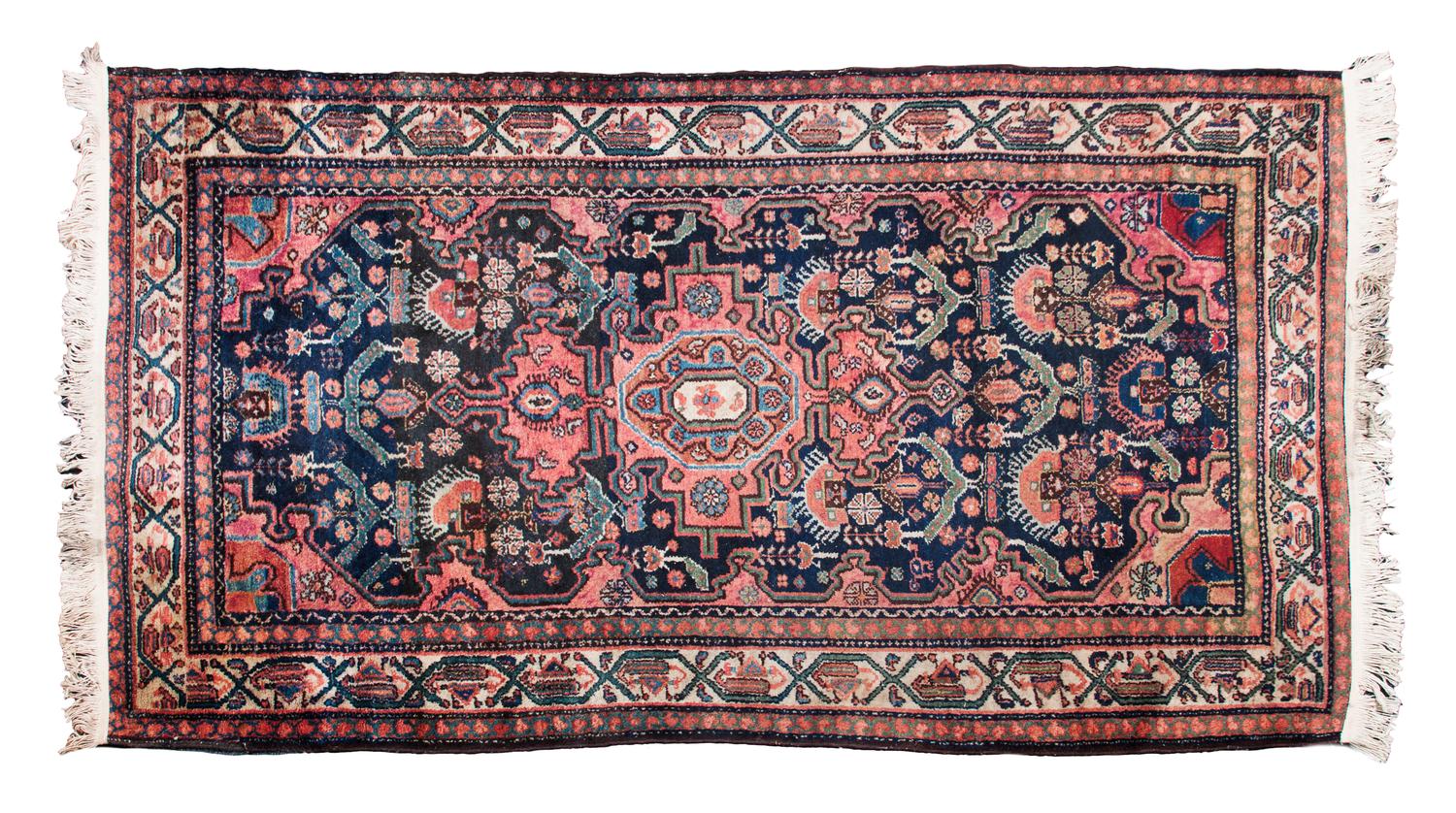 A Persian Wool Rug 6 feet 1 inch x 3 feet 8 inches. — SECOND HALF 20TH CENTURY