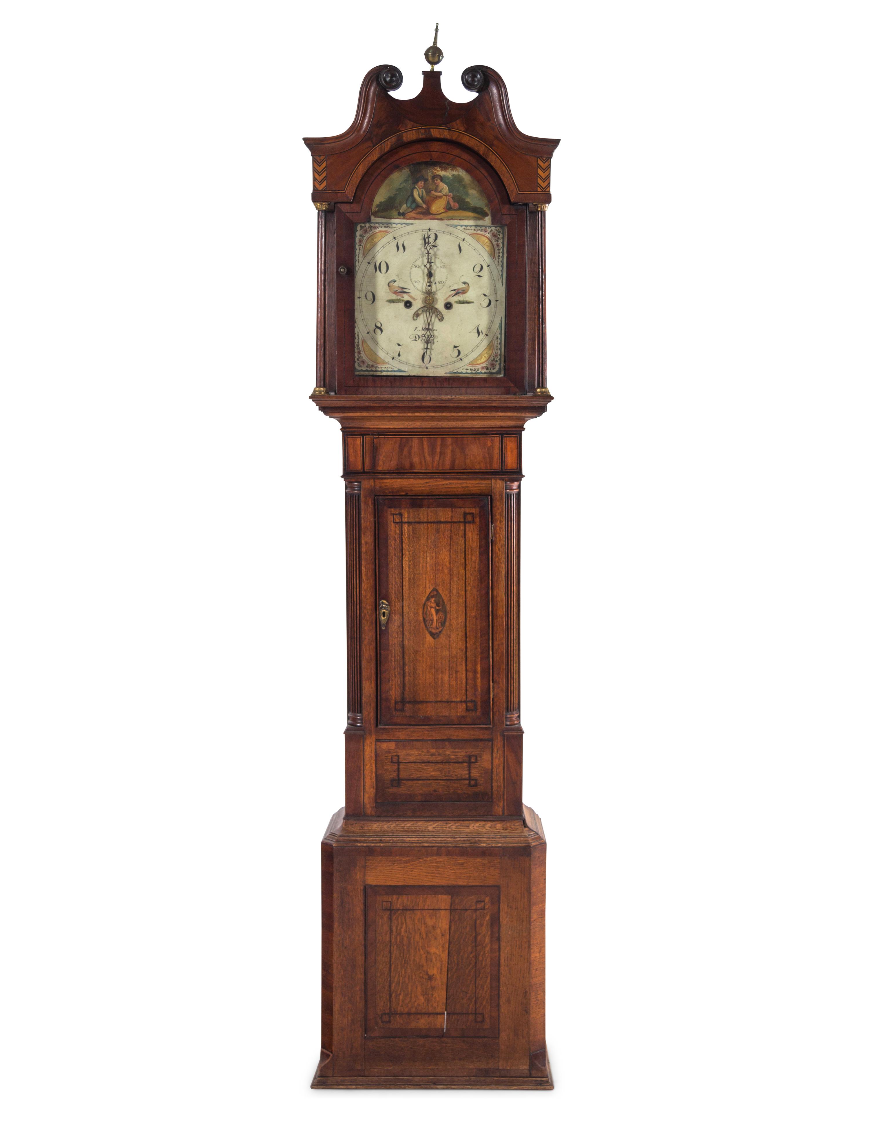 A George Ill Mahogany Tall Case Clock