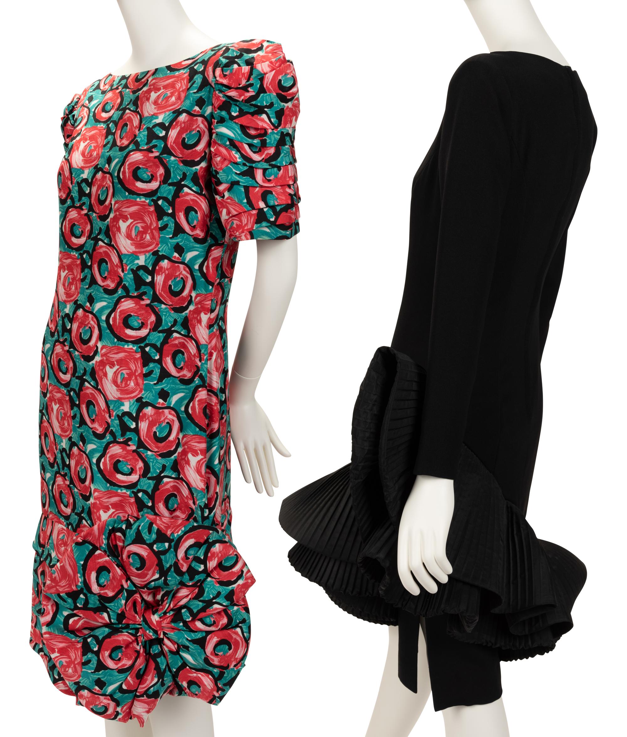 Two Victor Costa Dresses, 1980s