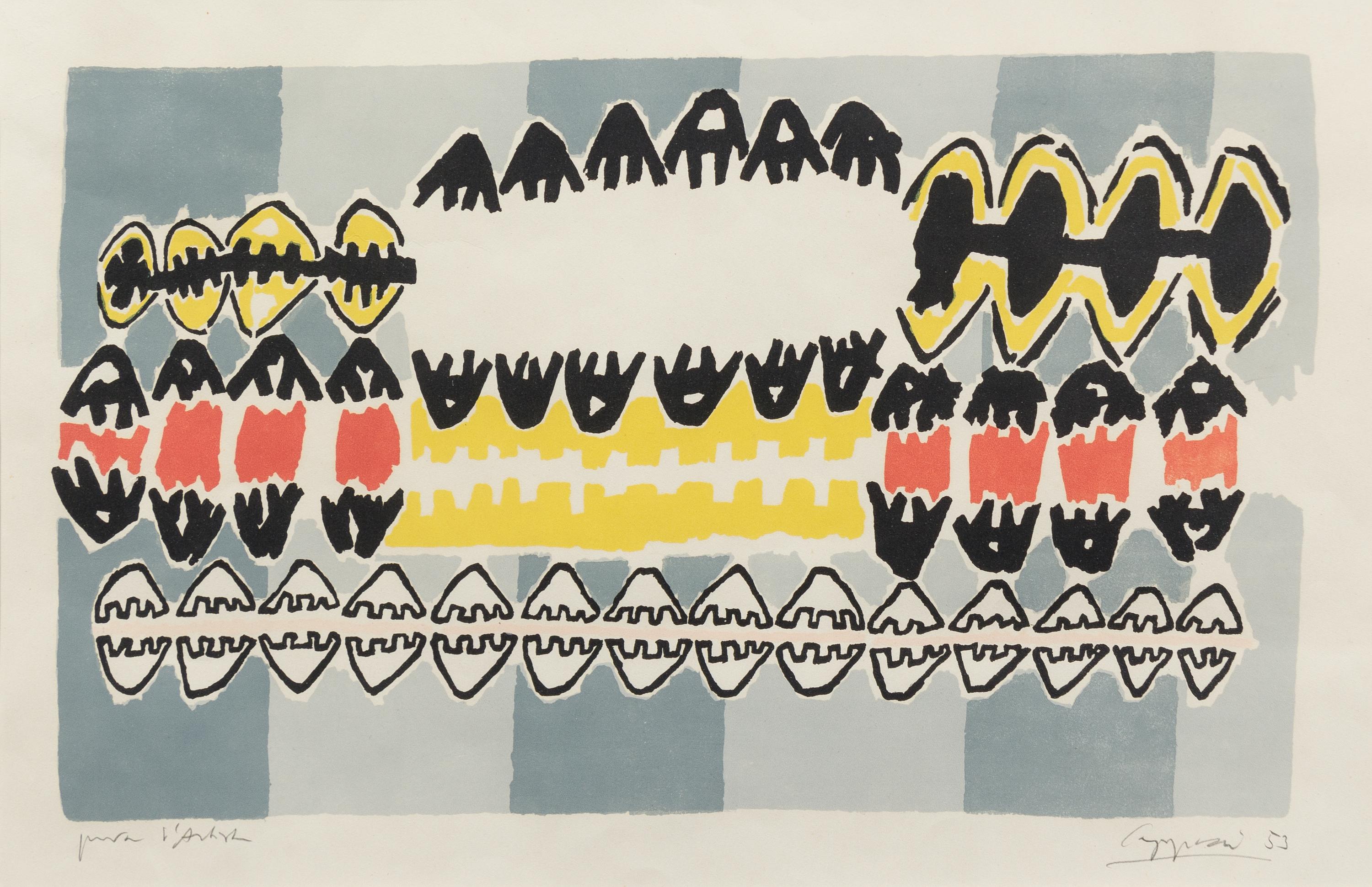 Giuseppe Capogrossi, (Italian, 1900-1972), Untitled, 1953
