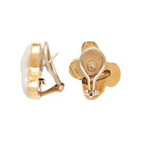 CHRISTOPHER WALLING, BAROQUE CULTURED PEARL 'X' EARRINGS