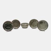 An Assembled Group of Five Bowls