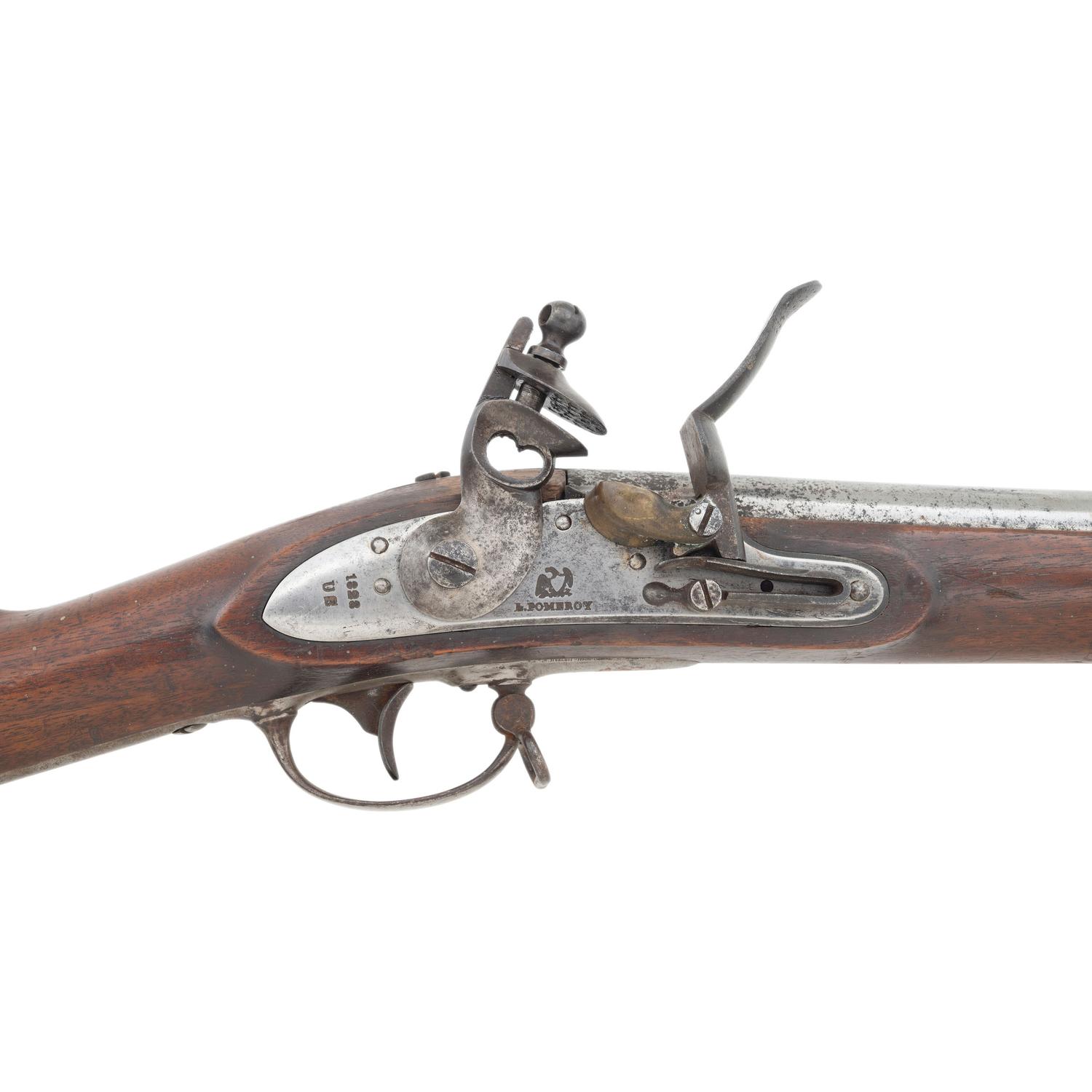 Connecticut Marked US Model 1822 (1816 Type II) Musket by Pomeroy