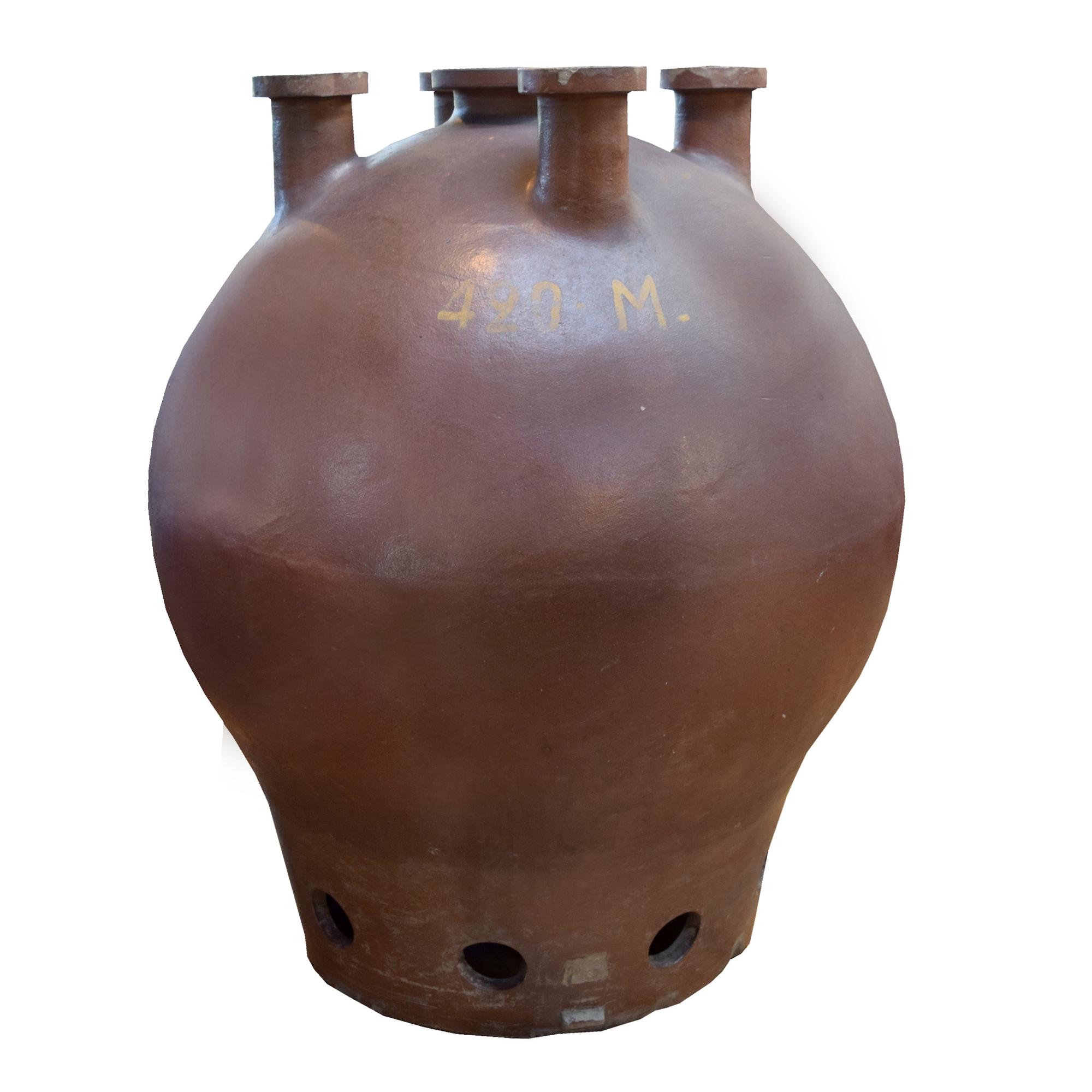 An Industrial Ceramic Vessel 48" W x 48" D x 53" H — Germany, 20th Century