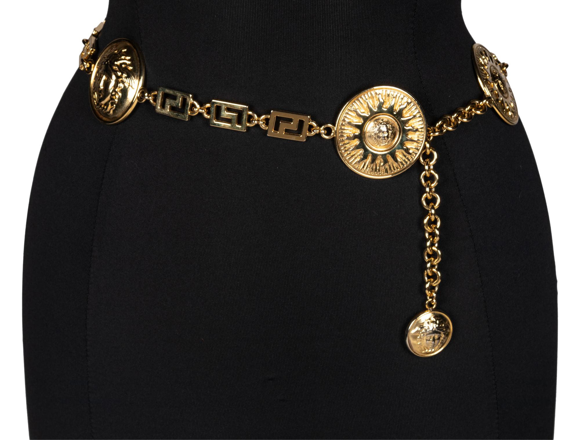 Gianni Versace Medusa Chain Belt, 1990s